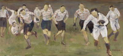 La fuga, c.1929 (óleo sobre lienzo) de Frederick James Porter