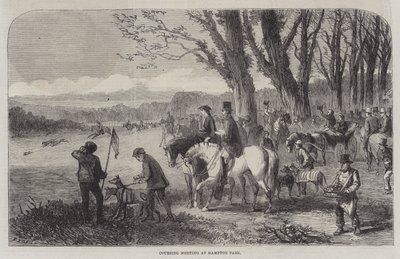 Reunión de Caza en Hampton Park de Frederick John Skill
