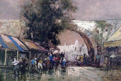 En los bulliciosos lugares de los hombres, 1915 de Frederick Johnn Hiles
