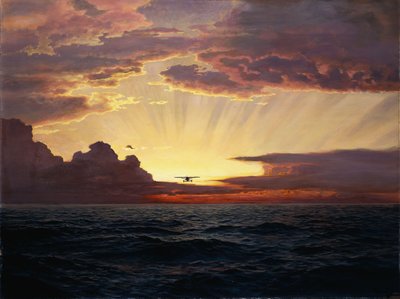 Un vuelo al amanecer de Frederick Judd Waugh