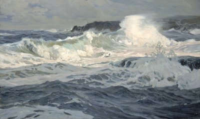 Viento del suroeste, St. Ives, 1907 de Frederick Judd Waugh