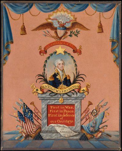La estrella americana George Washington, ca. 1803 de Frederick Kemmelmeyer