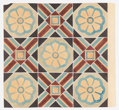 Diseño de azulejo de Frederick Krieg