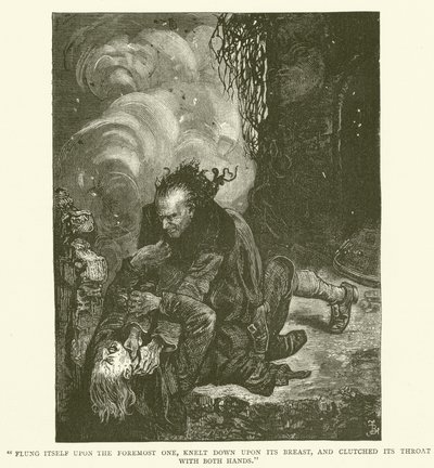 Ilustración para Barnaby Rudge de Frederick L. Bernard