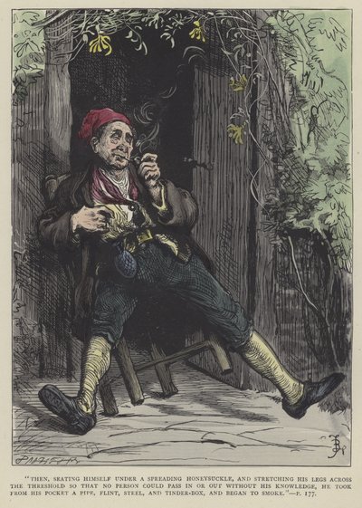 Ilustración para Barnaby Rudge de Frederick L. Bernard