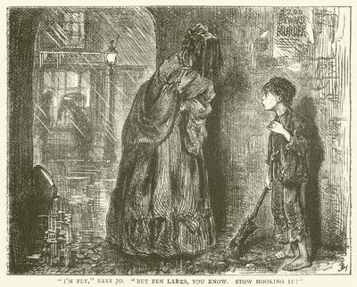 Ilustración para Casa Desolada de Frederick L. Bernard