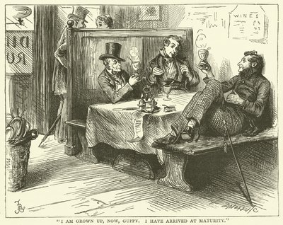 Ilustración para Casa Desolada de Frederick L. Bernard