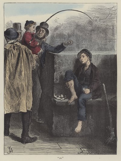 Ilustración para Casa Desolada de Frederick L. Bernard