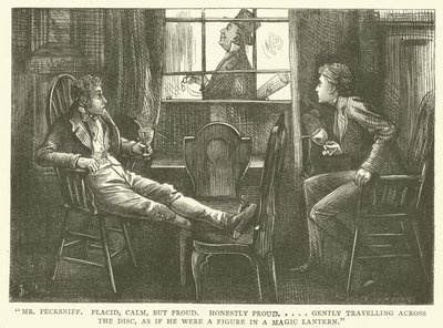 Ilustración para Martin Chuzzlewit de Frederick L. Bernard