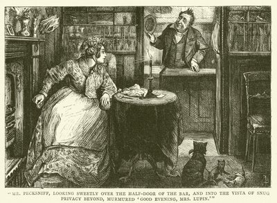 Ilustración para Martin Chuzzlewit de Frederick L. Bernard