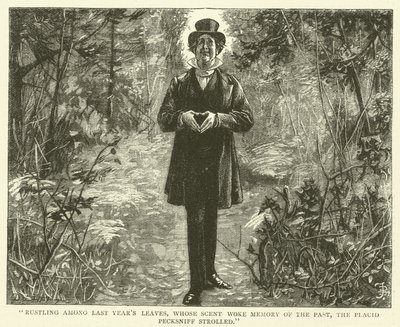 Ilustración para Martin Chuzzlewit de Frederick L. Bernard