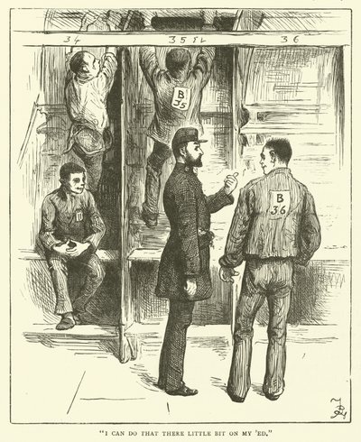 Prisioneros en una cinta de correr de Frederick L. Bernard