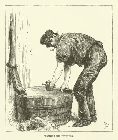 Lavando sus papas de Frederick L. Bernard