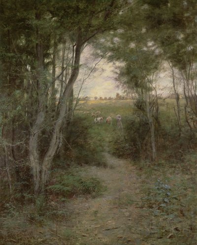 El monte cerca de Heidelberg, Melbourne, 1898 de Frederick McCubbin