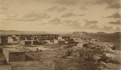 Enchanted Mesa, Acoma, Nuevo México,1900 (foto) de Frederick Monsen