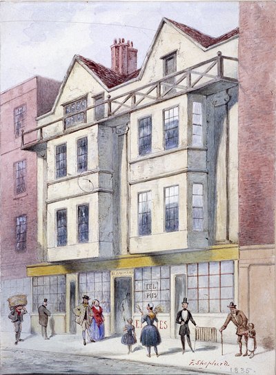 Fleet Street, Londres, 1835 de Frederick Napoleon Shepherd