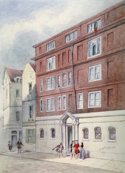 Residencia de Titus Oates, Oat Lane, Ciudad de Londres de Frederick Napoleon Shepherd