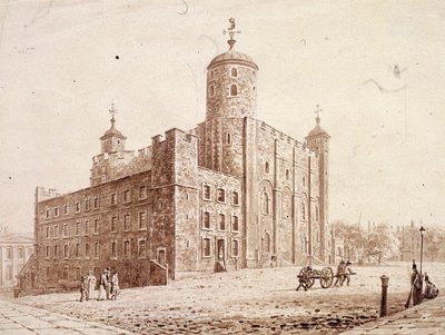Torre de Londres, Londres, c. 1820 de Frederick Nash