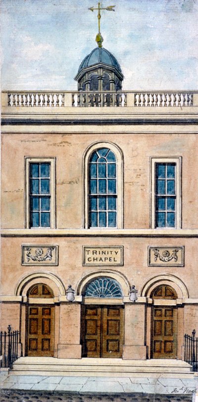 Capilla de la Trinidad, Conduit Street, Westminster, Londres de Frederick Nash