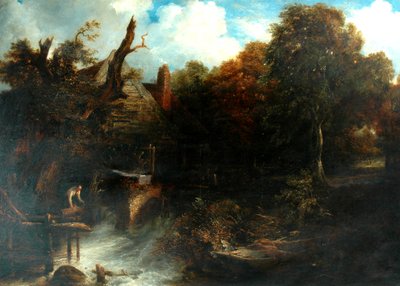 Viejo molino de agua, North Devon de Frederick Richard Lee