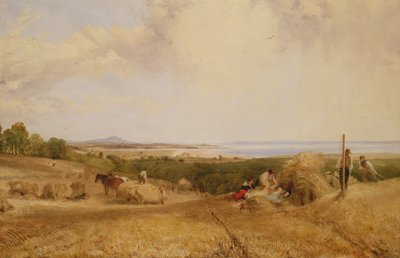 El campo de la cosecha, 1846 de Frederick Richard Lee
