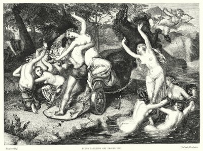 Plutón llevándose a Proserpina de Frederick Richard Pickersgill