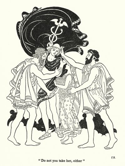 "No te la lleves tú tampoco" (litografía) de Frederick Richardson