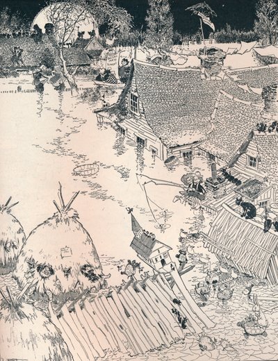 Tiempos altos en el Desplaines, c1890 de Frederick Richardson