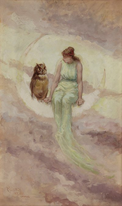 La hija de la bruja, 1881 de Frederick Stuart Church