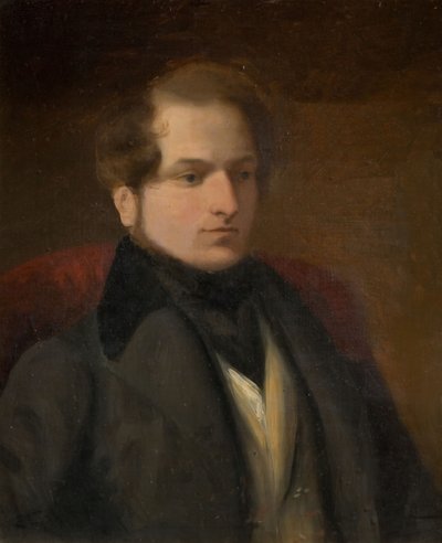 Retrato de Samuel Rostill Lines, principios del siglo XIX de Frederick Thomas Lines