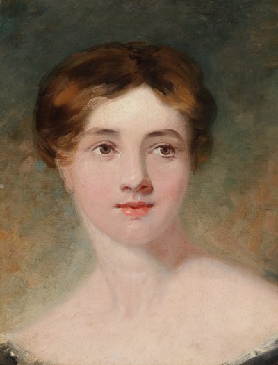 Retrato de una mujer de Frederick Thomas Lines