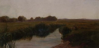 Estudio de un paisaje de Frederick Trevelyan Goodall