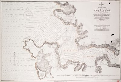 Jaygad (Jyghur) y entrada al río Shatri... de Frederick W. Jarrad