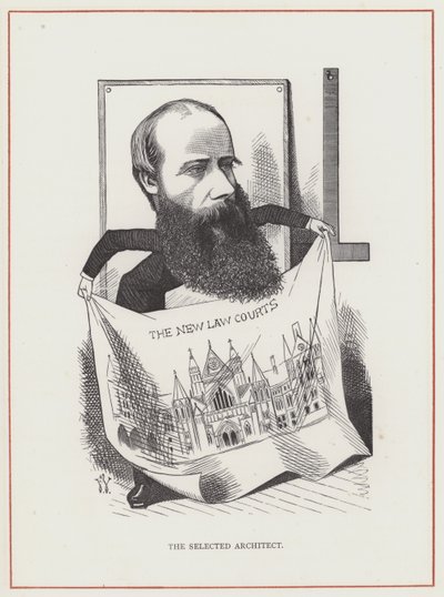 George Edmund Street, Arquitecto, Los Nuevos Tribunales de Justicia de Frederick Waddy