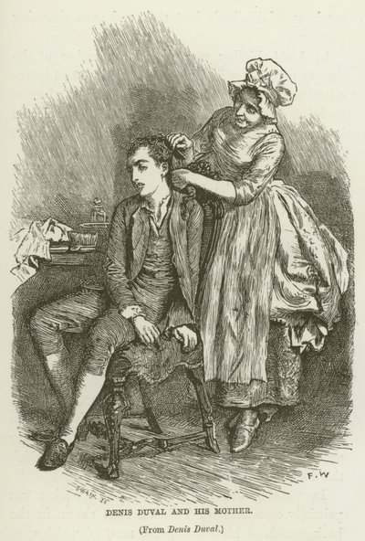 Denis Duval y su madre de Frederick Walker