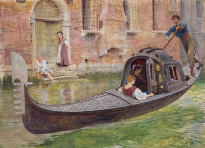 La Góndola, 1868 de Frederick Walker
