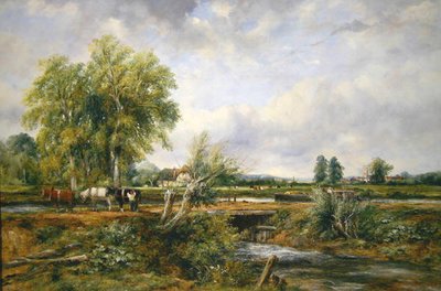 Paisaje pastoral de Frederick Waters Watts