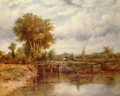 La esclusa en Dedham de Frederick Waters Watts