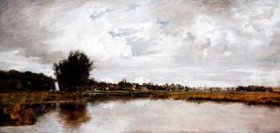 El río Yare en Thorpe, cerca de Norwich, c.1820-21 de Frederick Waters Watts