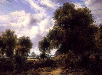 Paisaje boscoso de Frederick Waters Watts