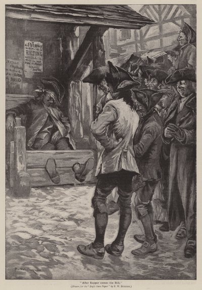 "Después de la cena viene la cuenta" de Frederick William Burton