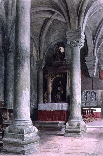 La Capilla de San Eucharius, Núremberg de Frederick William Burton