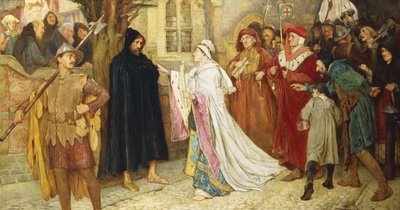 La penitencia de la duquesa de Gloucester, 1902 de Frederick William Davis
