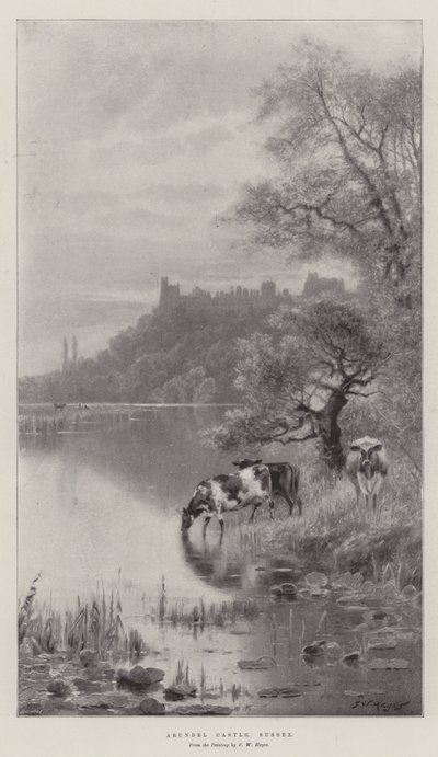 Castillo de Arundel, Sussex de Frederick William Hayes
