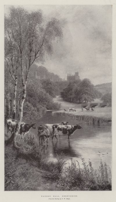 Haddon Hall, Derbyshire de Frederick William Hayes