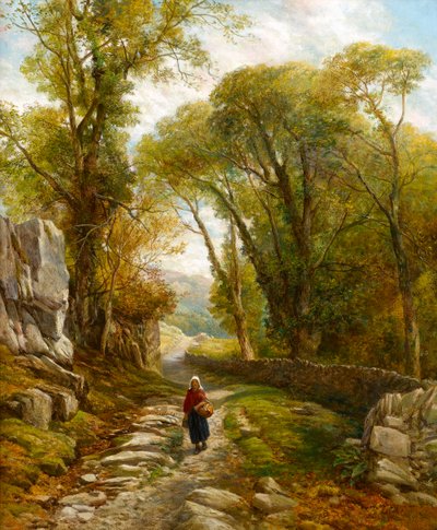 Un paseo por el bosque, 1872 de Frederick William Hulme