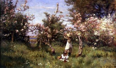 Recogiendo flores de Frederick William Jackson