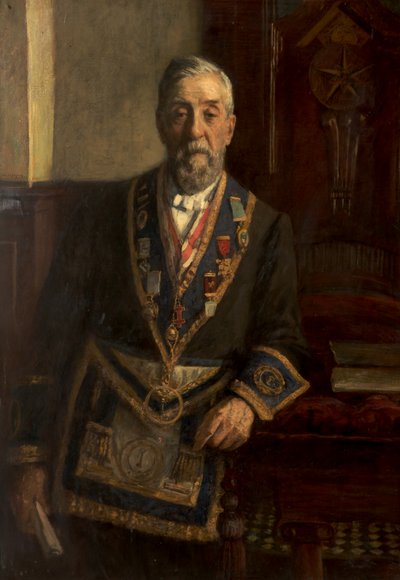 Retrato de Henry Lees Hollingworth (Óleo sobre lienzo) de Frederick William Jackson