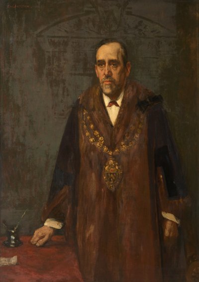 Retrato de Jackson Brierley, c.1898-99 (Óleo sobre lienzo) de Frederick William Jackson