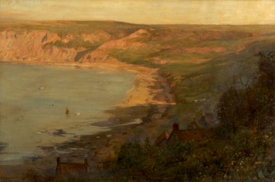 Runswick Bay (Óleo sobre lienzo) de Frederick William Jackson